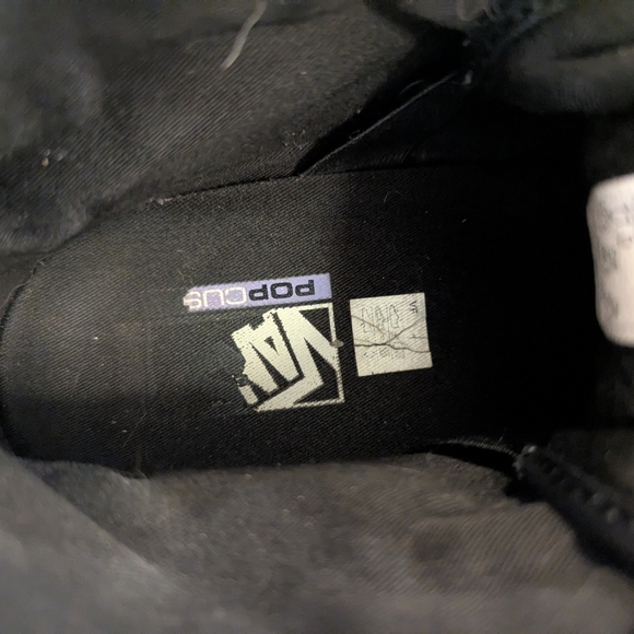 Vans Crockett High Top Black Mono Skate Suede Mens Shoe - Picture 6 of 6